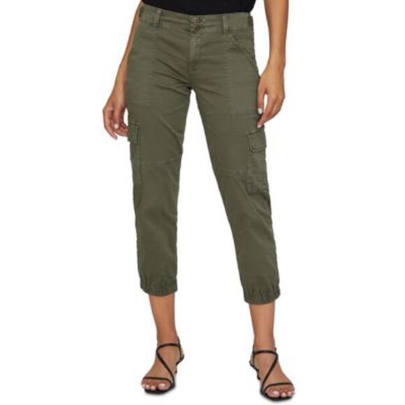 Sanctuary Terrain 2020 Crop Utility Pants In Aged Green 25 - Picture 2 of 3